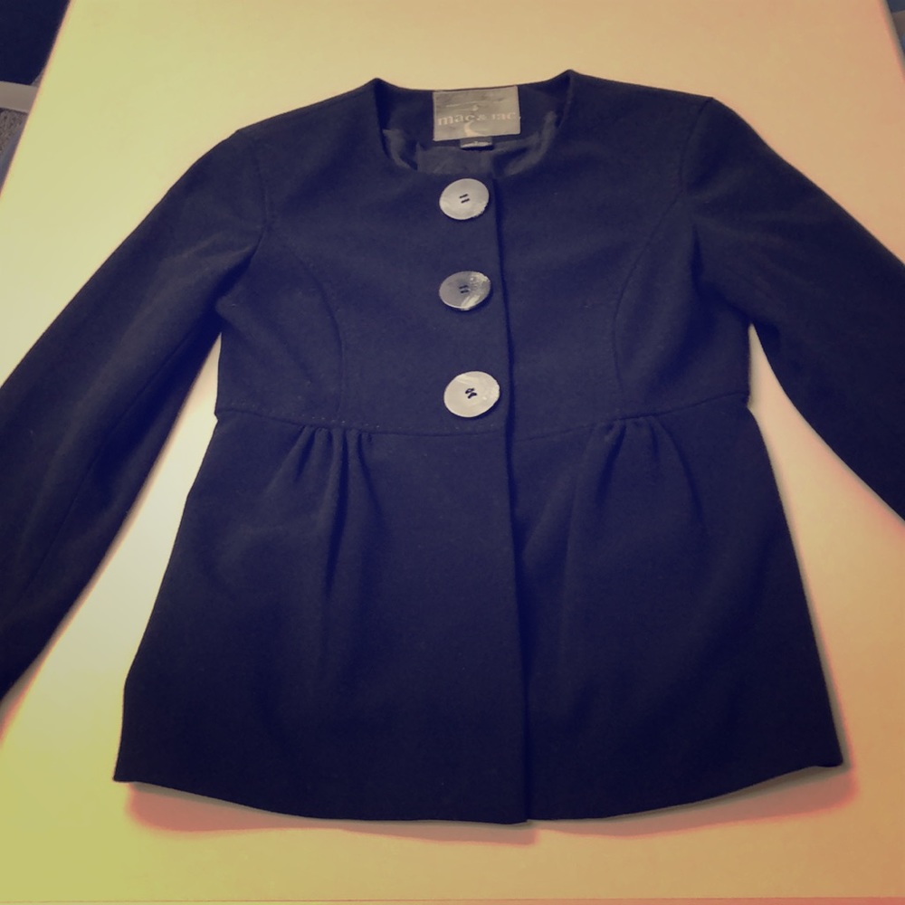 Mac and Jack size 2 black blazer